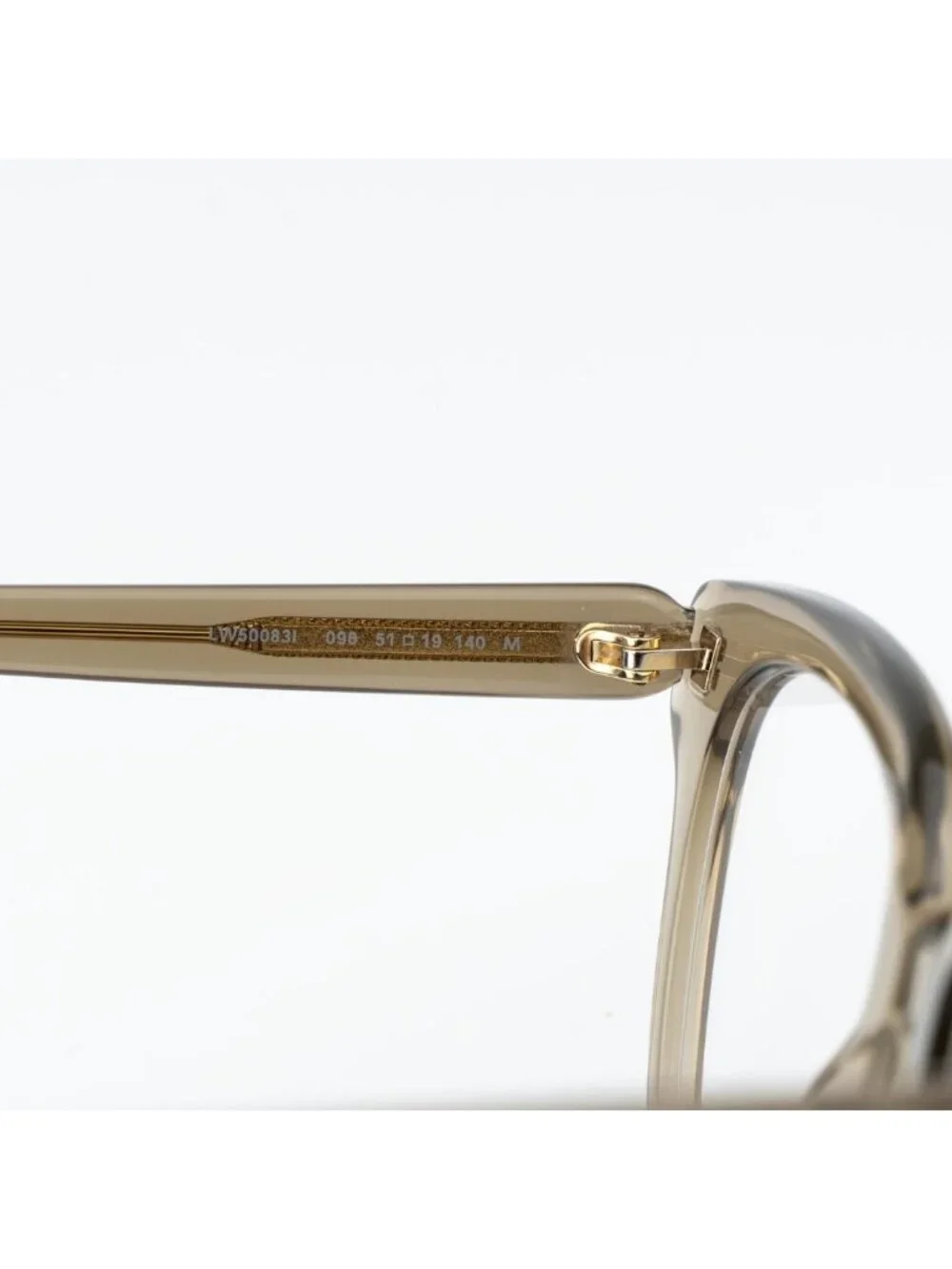 Loewe Women Eyeglasses Green Demo Square LW50083I SLIM 096 NEW AUTHENTIC
